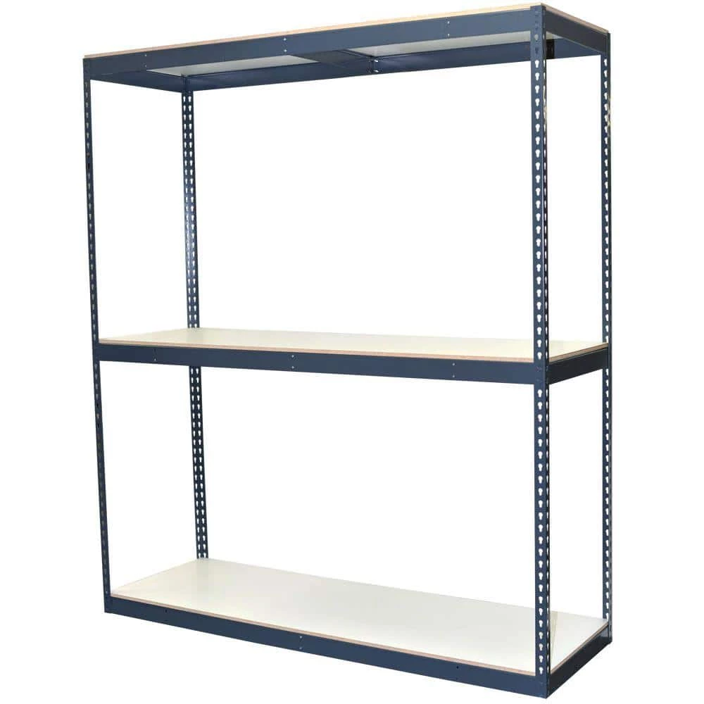3-Tier Boltless Steel Garage Storage Shelving Unit (72 in. W x 96 in. H x 24 in. D) by Storage Concepts 3 3-Tier Boltless Steel Garage Storage Shelving Unit (72 in. W x 96 in. H x 24 in. D) by Storage Concepts
