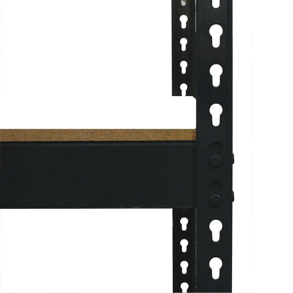 Gray 3-Tier Boltless Steel Garage Storage Shelving Unit (48 in. W x 72 in. H x 24 in. D) by Storage Concepts 5 Gray 3-Tier Boltless Steel Garage Storage Shelving Unit (48 in. W x 72 in. H x 24 in. D) by Storage Concepts - Image 3