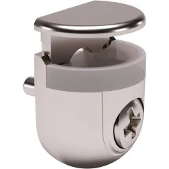 Peki 1/8 in. (3 mm) Nickel Adjustable Glass Shelf Pin (12-Pack) by Richelieu Hardware