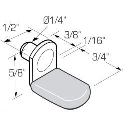 1/4 in. (6.4 mm) Antique Copper Shelf Pin (100-Pack) by Richelieu Hardware 7 1/4 in. (6.4 mm) Antique Copper Shelf Pin (100-Pack) by Richelieu Hardware -Storage Concepts Sales Store richelieu hardware shelf pins cp58310m41 4f 1000