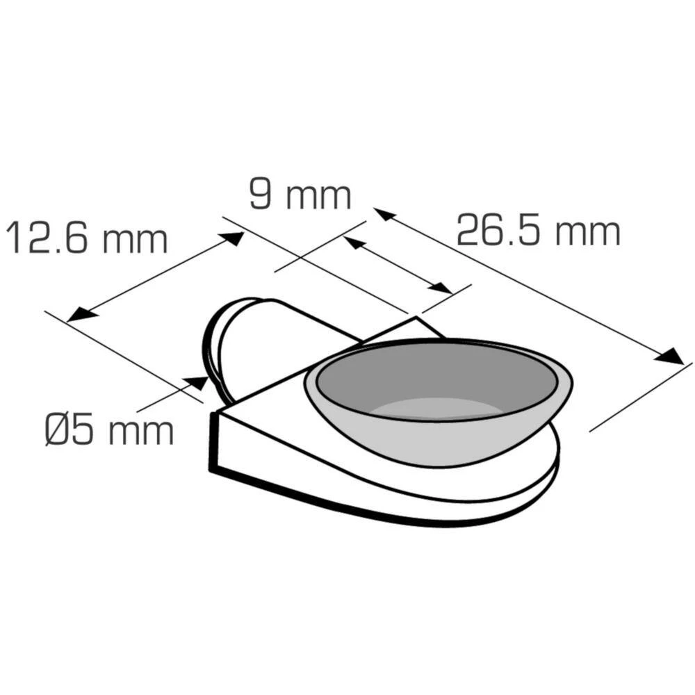 3/16 in. (5 mm) Nickel Glass Shelf Pin (100-Pack) by Richelieu Hardware 5 3/16 in. (5 mm) Nickel Glass Shelf Pin (100-Pack) by Richelieu Hardware - Image 3