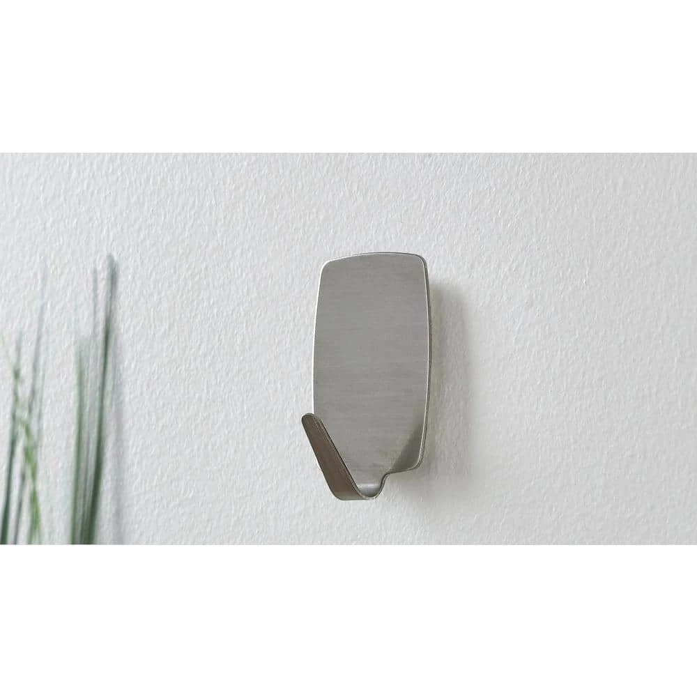 1-3/4 in. (45 mm) Stainless Steel Adhesive Wall Hook by Richelieu Hardware 4 1-3/4 in. (45 mm) Stainless Steel Adhesive Wall Hook by Richelieu Hardware - Image 2