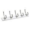 24 in. (610 mm) White and Brushed Nickel Contemporary Hook Rack by Richelieu Hardware -Storage Concepts Sales Store white and brushed nickel richelieu hardware hooks rh1362115195 64 1000