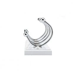 17-7/8 in. (455 mm) White and Chrome Utility Hook Rack by Richelieu Hardware -Storage Concepts Sales Store white and chrome richelieu hardware hooks t34456140 1f 1000