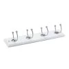 17-7/8 in. (455 mm) White and Chrome Utility Hook Rack by Richelieu Hardware 1 17-7/8 in. (455 mm) White and Chrome Utility Hook Rack by Richelieu Hardware -Storage Concepts Sales Store white and chrome richelieu hardware hooks t34456140 64 1000