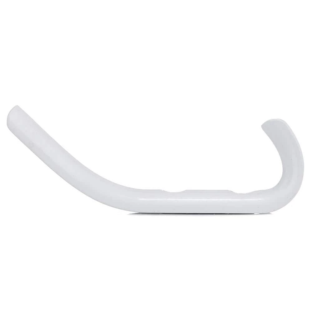 4-3/8 in. (111 mm) White Contemporary Wall Mount Hook by Richelieu Hardware 5 4-3/8 in. (111 mm) White Contemporary Wall Mount Hook by Richelieu Hardware - Image 3