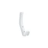 4-3/8 in. (111 mm) White Contemporary Wall Mount Hook by Richelieu Hardware -Storage Concepts Sales Store white richelieu hardware hooks rh115302130 64 1000