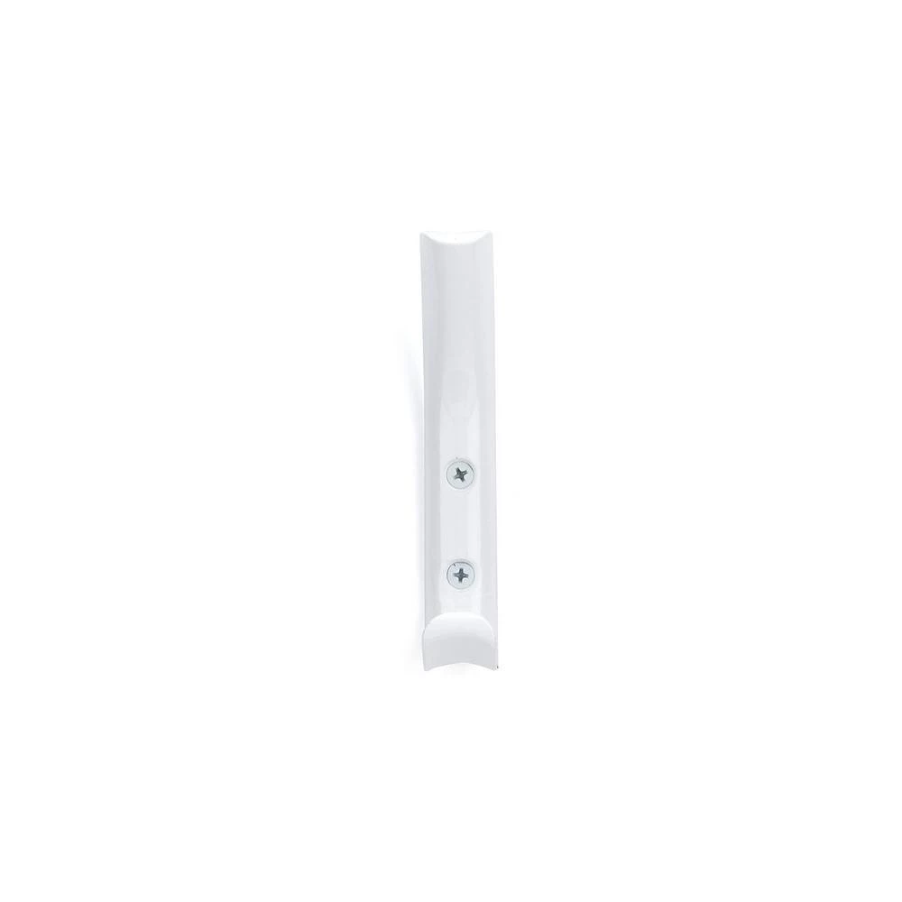 4-3/8 in. (111 mm) White Contemporary Wall Mount Hook by Richelieu Hardware 4 4-3/8 in. (111 mm) White Contemporary Wall Mount Hook by Richelieu Hardware - Image 2