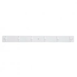 19-5/8 in. (500 mm) White Utility Hook Rack by Richelieu Hardware -Storage Concepts Sales Store white richelieu hardware hooks t1690130 4f 1000