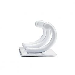 9-1/8 in. (232 mm) White Utility Hook Rack by Richelieu Hardware -Storage Concepts Sales Store white richelieu hardware hooks t562030 1f 1000