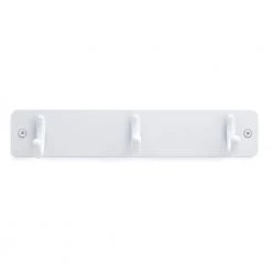 9-1/8 in. (232 mm) White Utility Hook Rack by Richelieu Hardware -Storage Concepts Sales Store white richelieu hardware hooks t562030 4f 1000